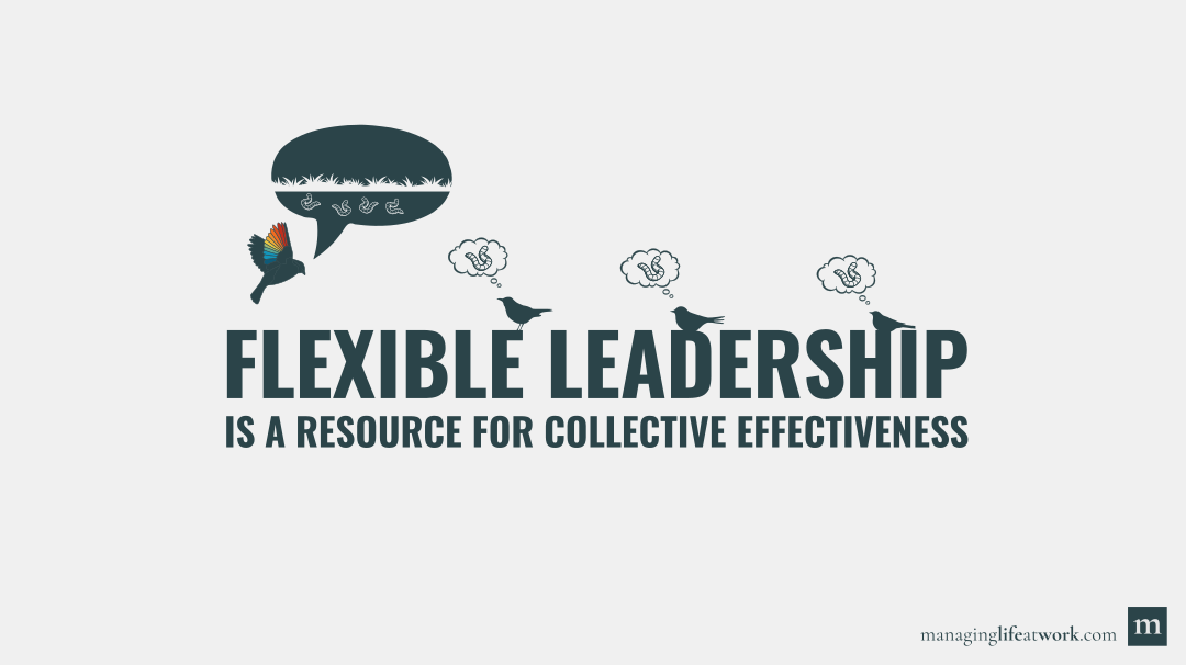 Flexible leadership is a resource for collective effectiveness.